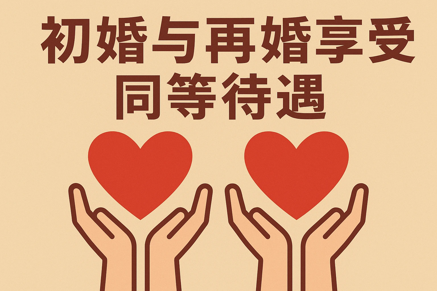 初婚与再婚享受同等待遇