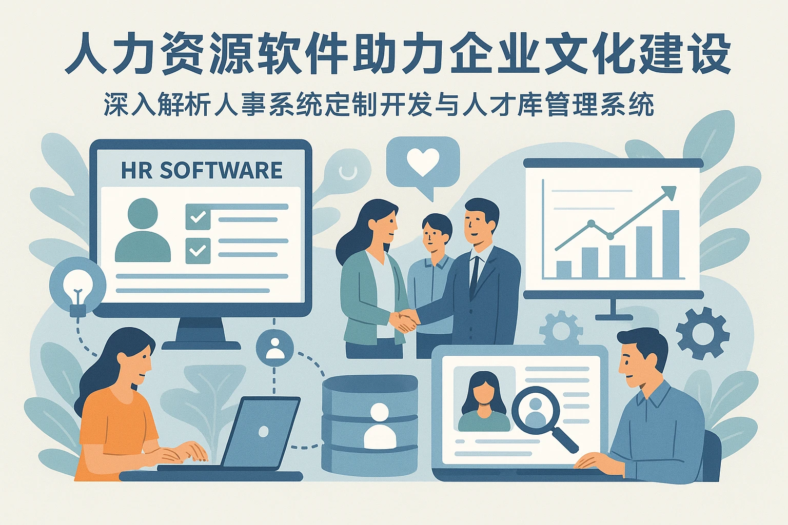 人力资源软件助力企业文化建设——深入解析人事系统定制开发与人才库管理系统