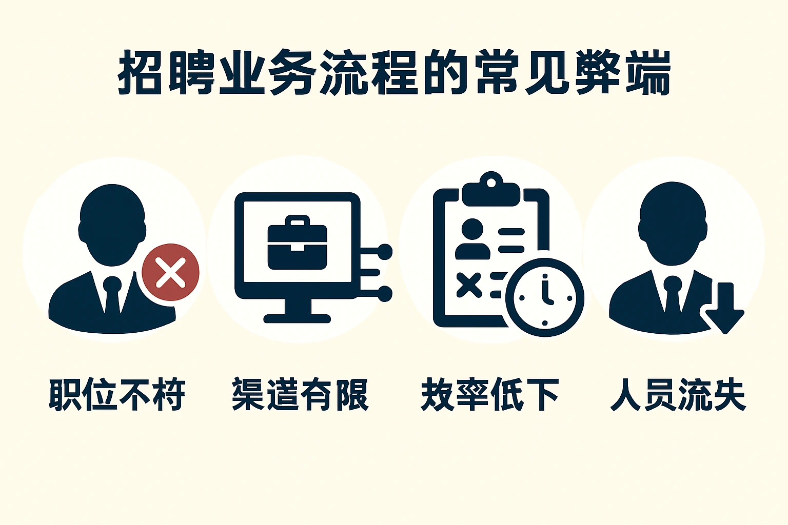 招聘业务流程的常见弊端