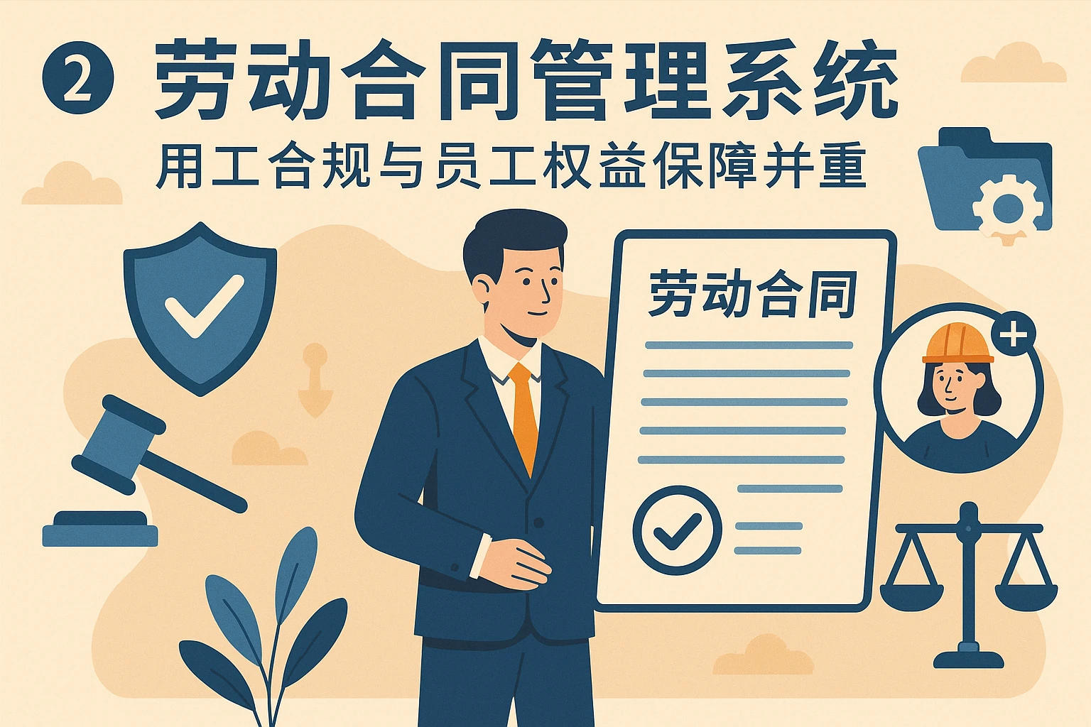 2. 劳动合同管理系统——用工合规与员工权益保障并重