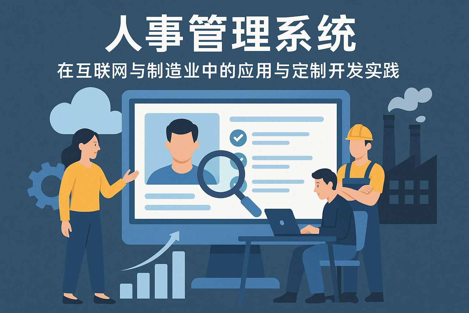 人事管理系统在互联网与制造业中的应用与定制开发实践