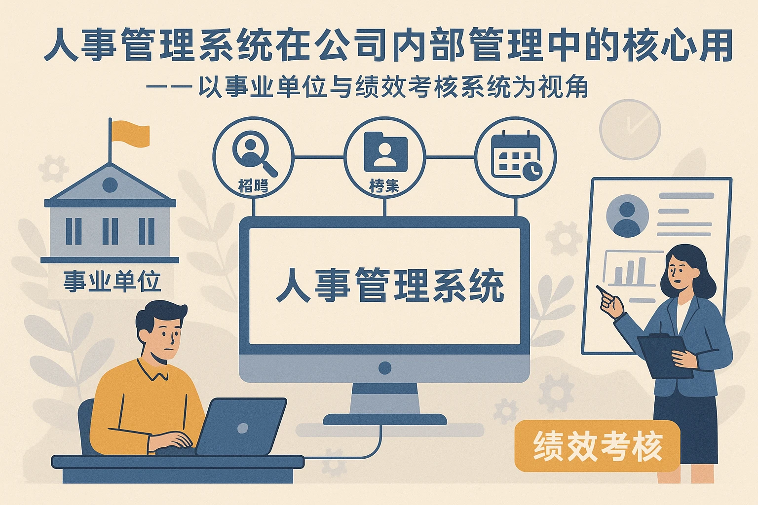 人事管理系统在公司内部管理中的核心作用——以事业单位与绩效考核系统为视角