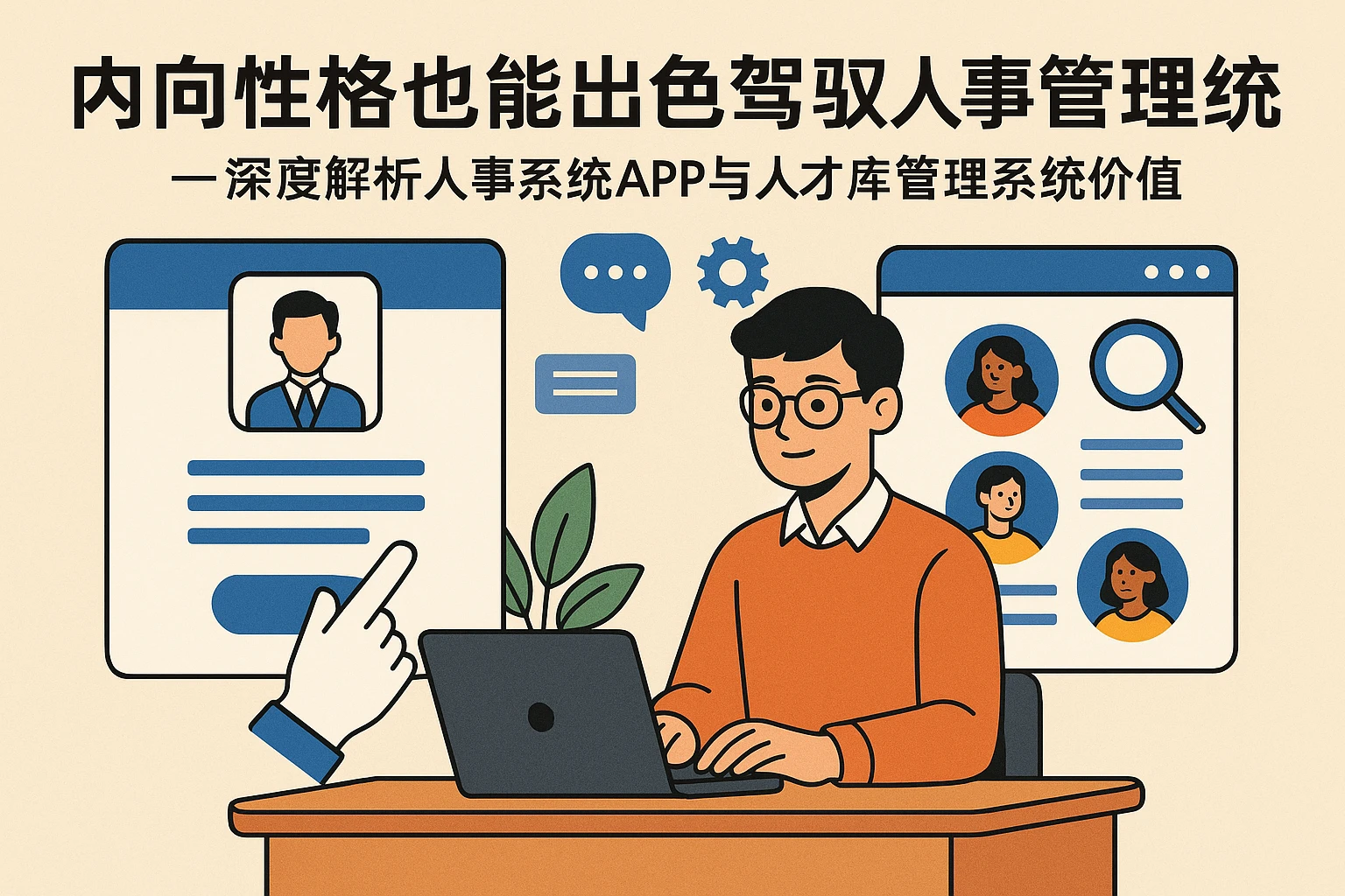 内向性格也能出色驾驭人事管理系统——深度解析人事系统APP与人才库管理系统价值