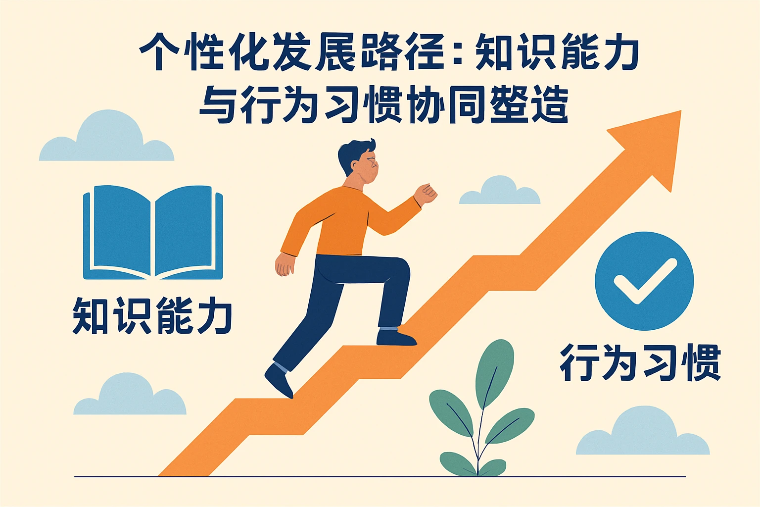 个性化发展路径：知识能力与行为习惯协同塑造