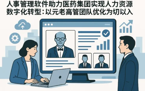 人事管理软件助力医药集团实现人力资源数字化转型：以元老高管团队优化为切入