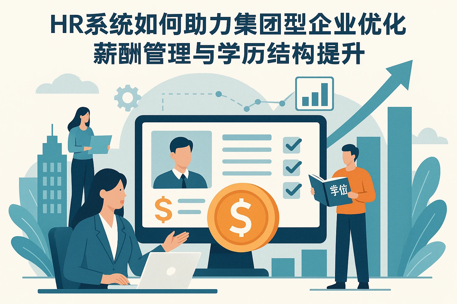 HR系统如何助力集团型企业优化薪酬管理与学历结构提升