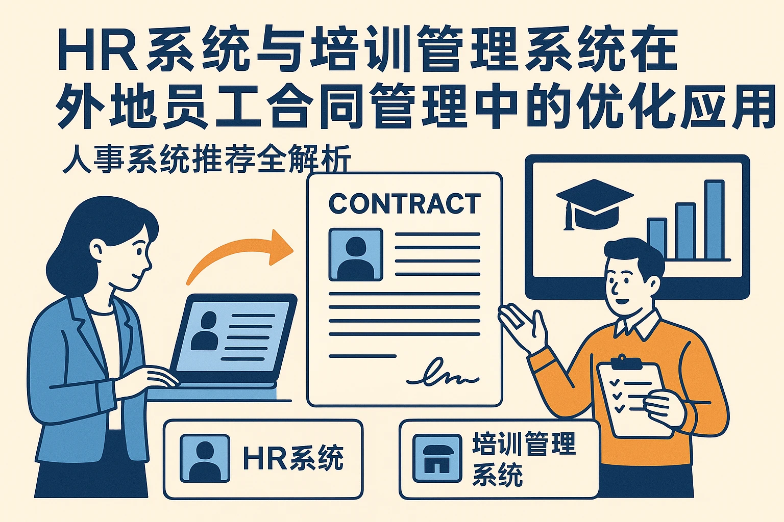 HR系统与培训管理系统在外地员工合同管理中的优化应用——人事系统推荐全解析