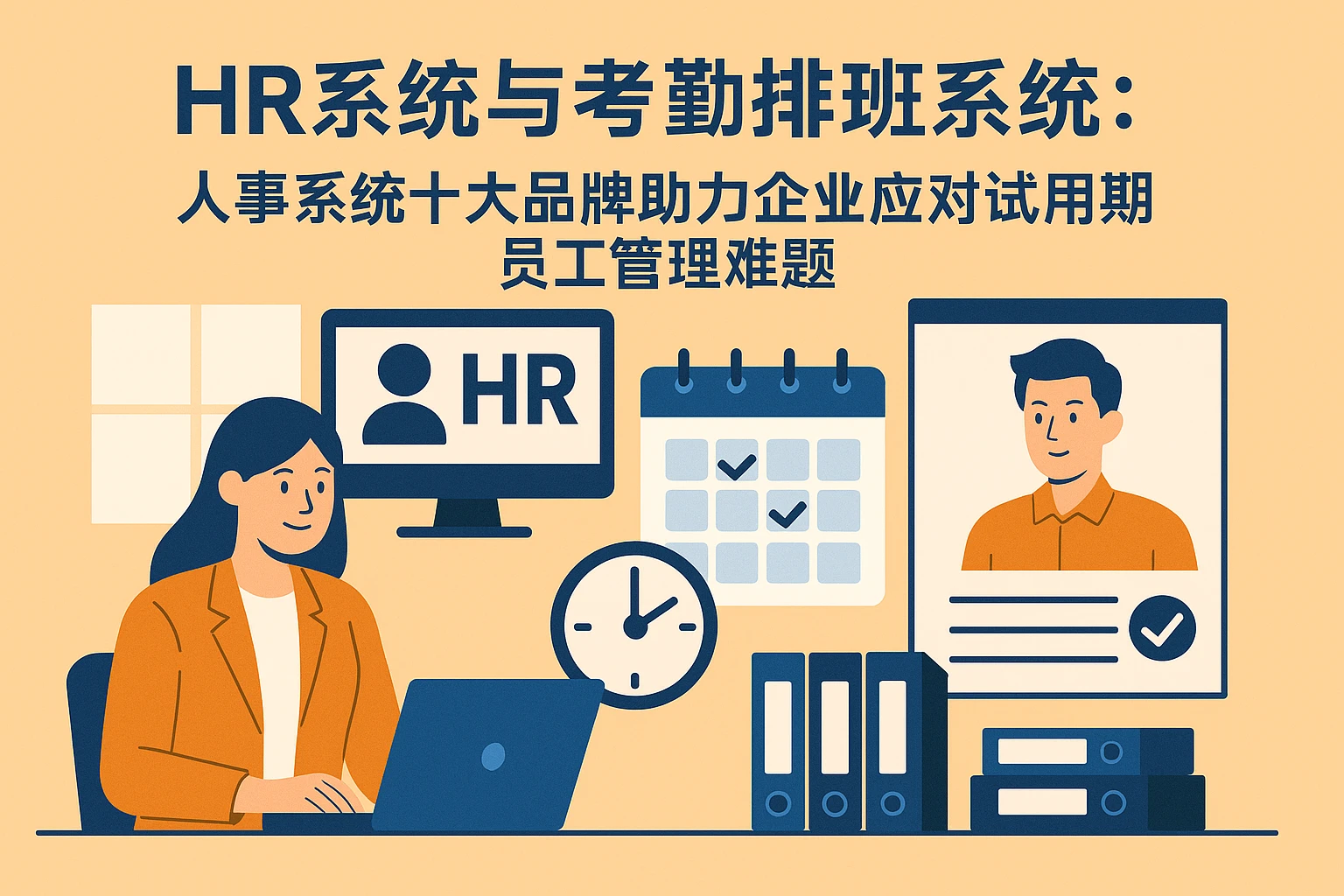 HR系统与考勤排班系统：人事系统十大品牌助力企业应对试用期员工管理难题