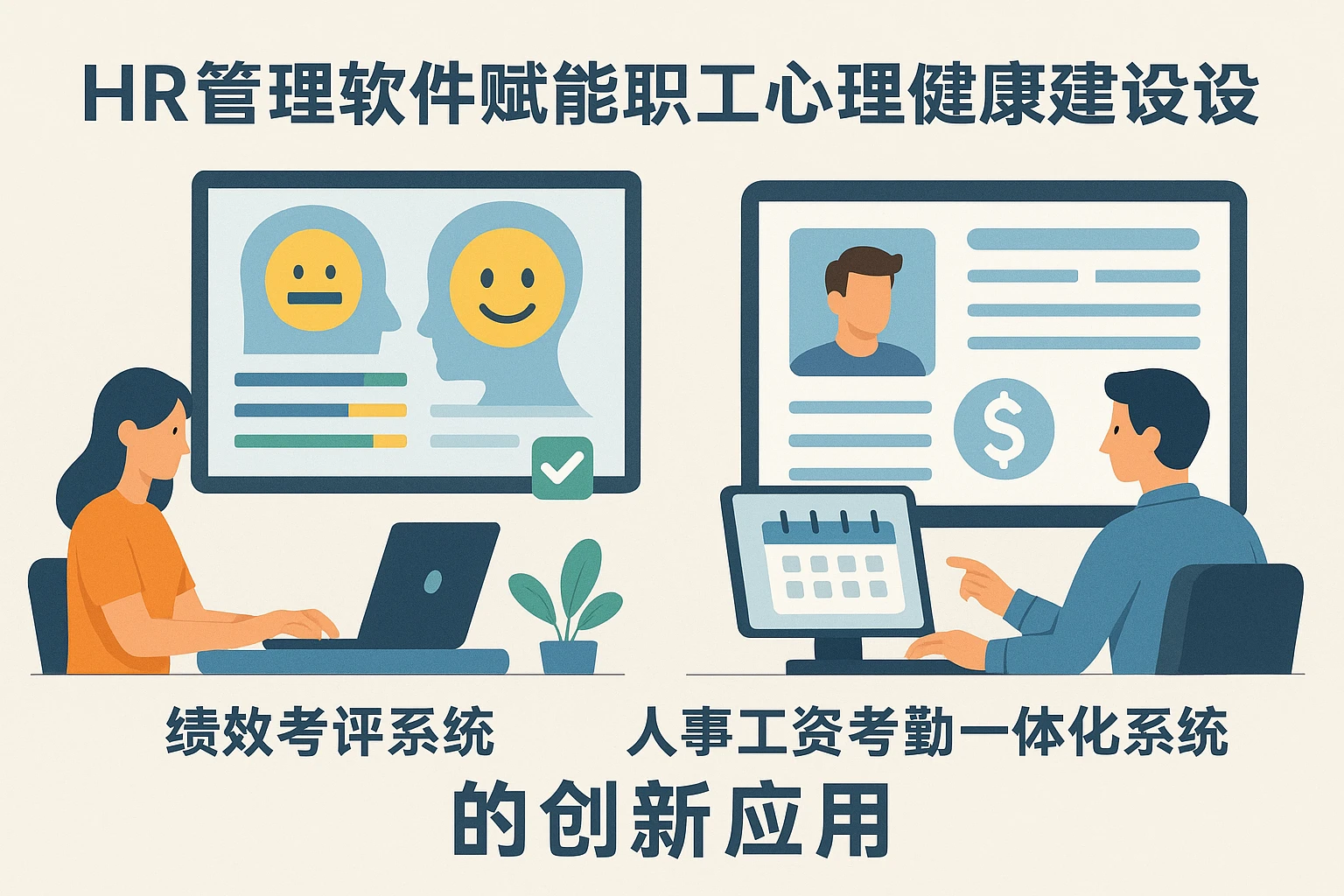 HR管理软件赋能职工心理健康建设：绩效考评系统与人事工资考勤一体化系统的创新应用