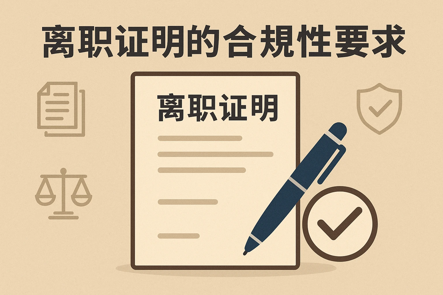 离职证明的合规性要求