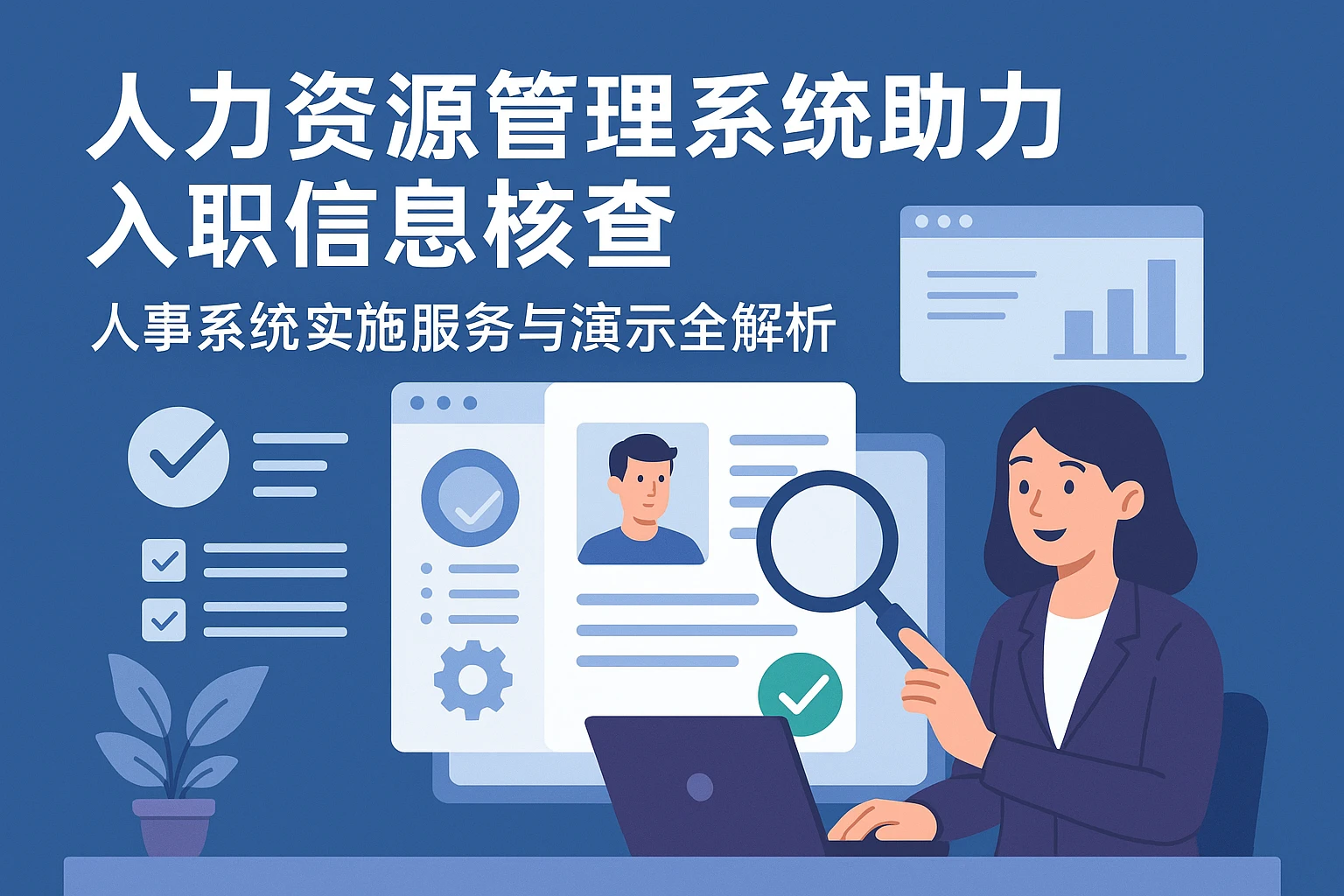 人力资源管理系统助力入职信息核查——人事系统实施服务与演示全解析