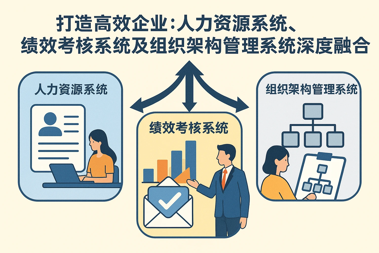 打造高效企业：人力资源系统、绩效考核系统及组织架构管理系统的深度融合