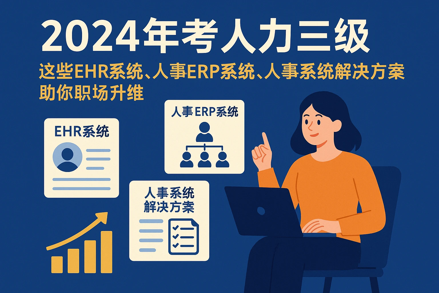 2024年考人力三级，这些EHR系统、人事ERP系统、人事系统解决方案助你职场升维