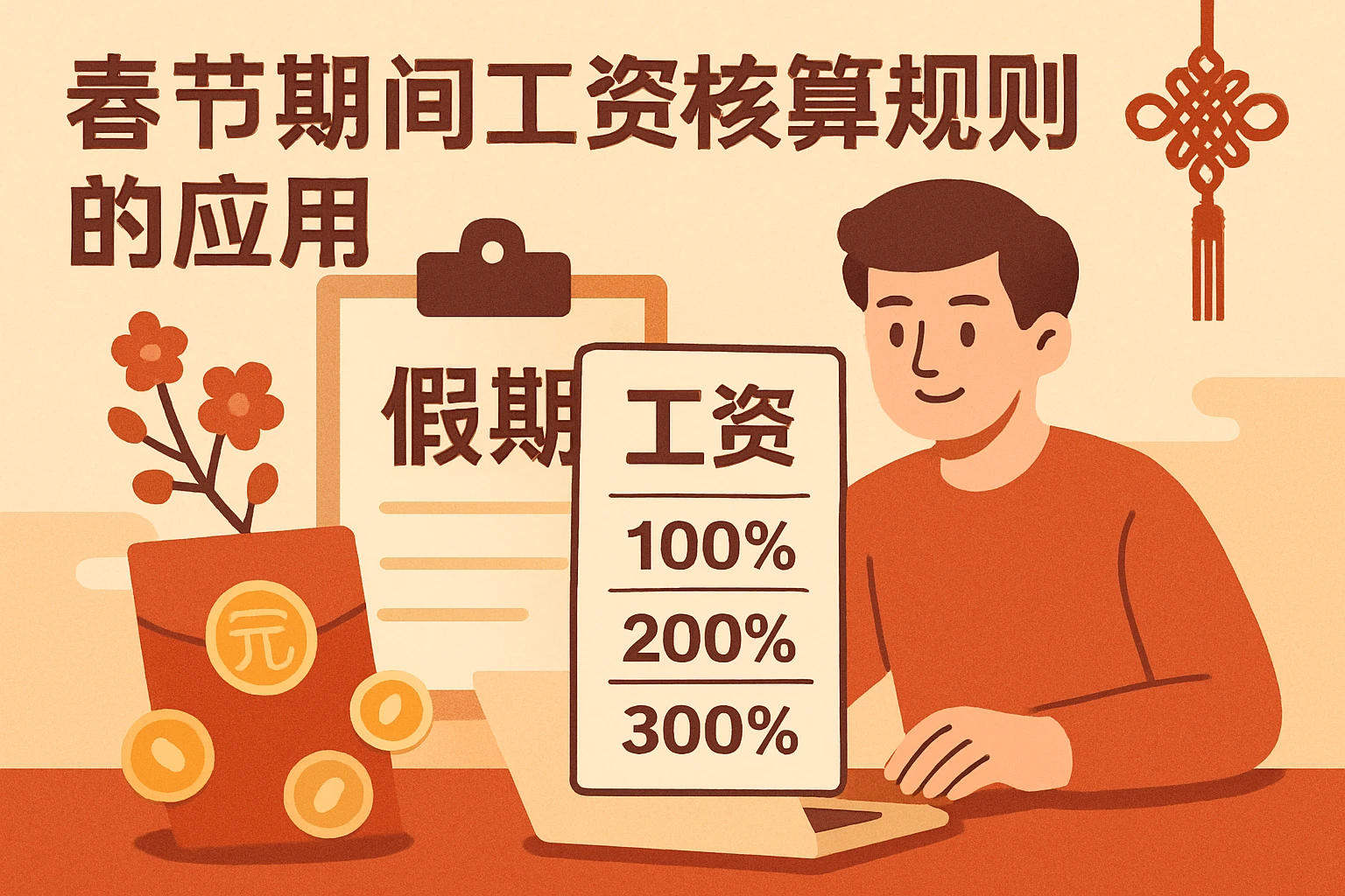 春节期间工资核算规则的应用