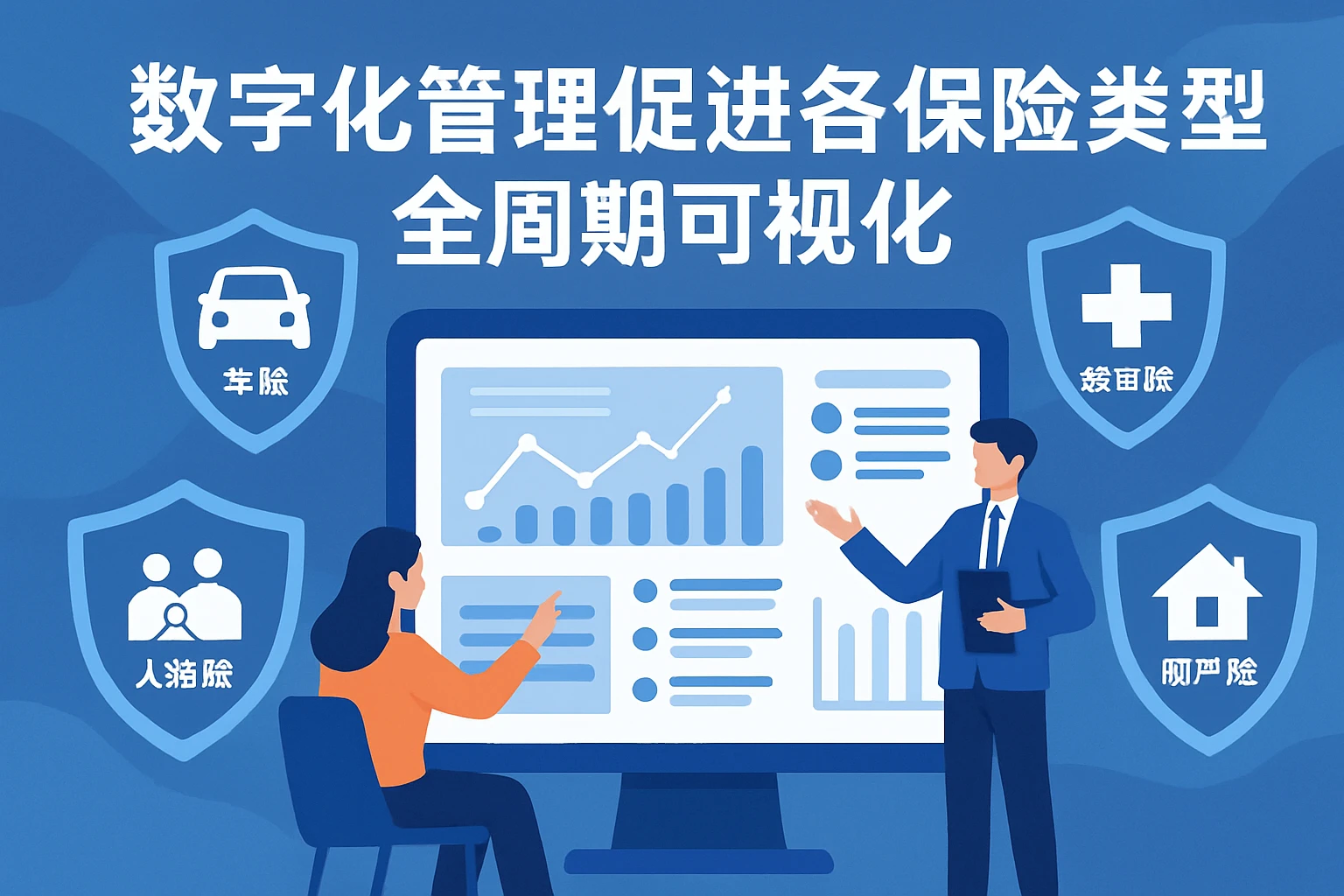数字化管理促进各保险类型全周期可视化