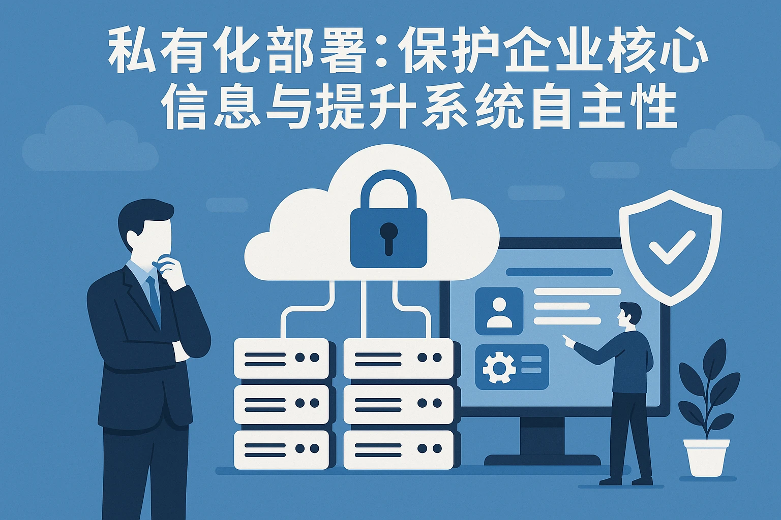 私有化部署：保护企业核心信息与提升系统自主性