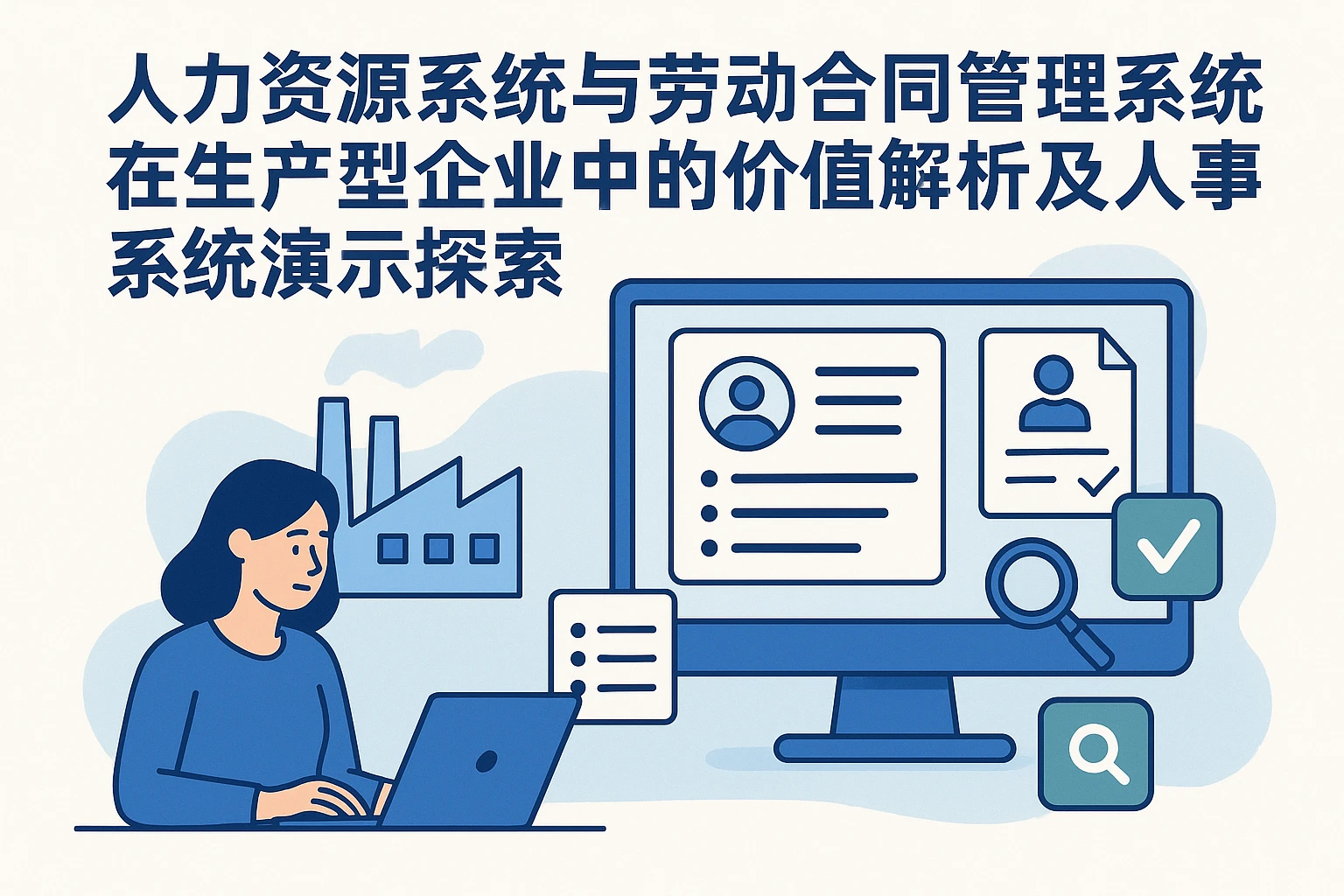 人力资源系统与劳动合同管理系统在生产型企业中的价值解析及人事系统演示探索