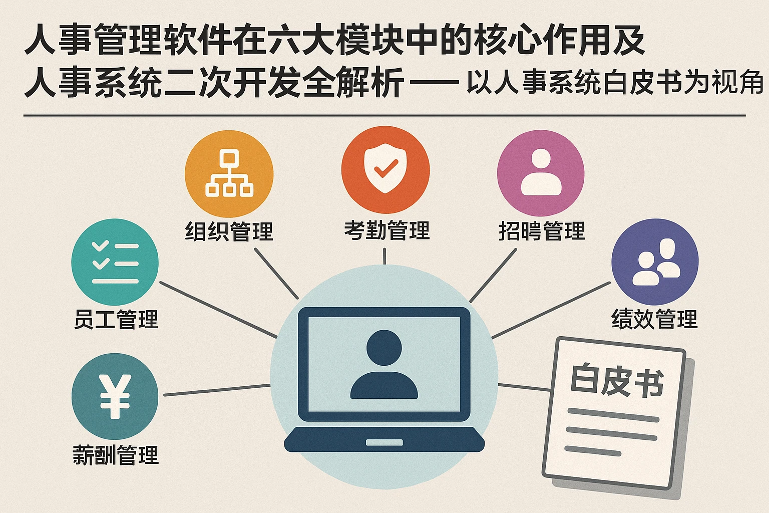 人事管理软件在六大模块中的核心作用及人事系统二次开发全解析——以人事系统白皮书为视角