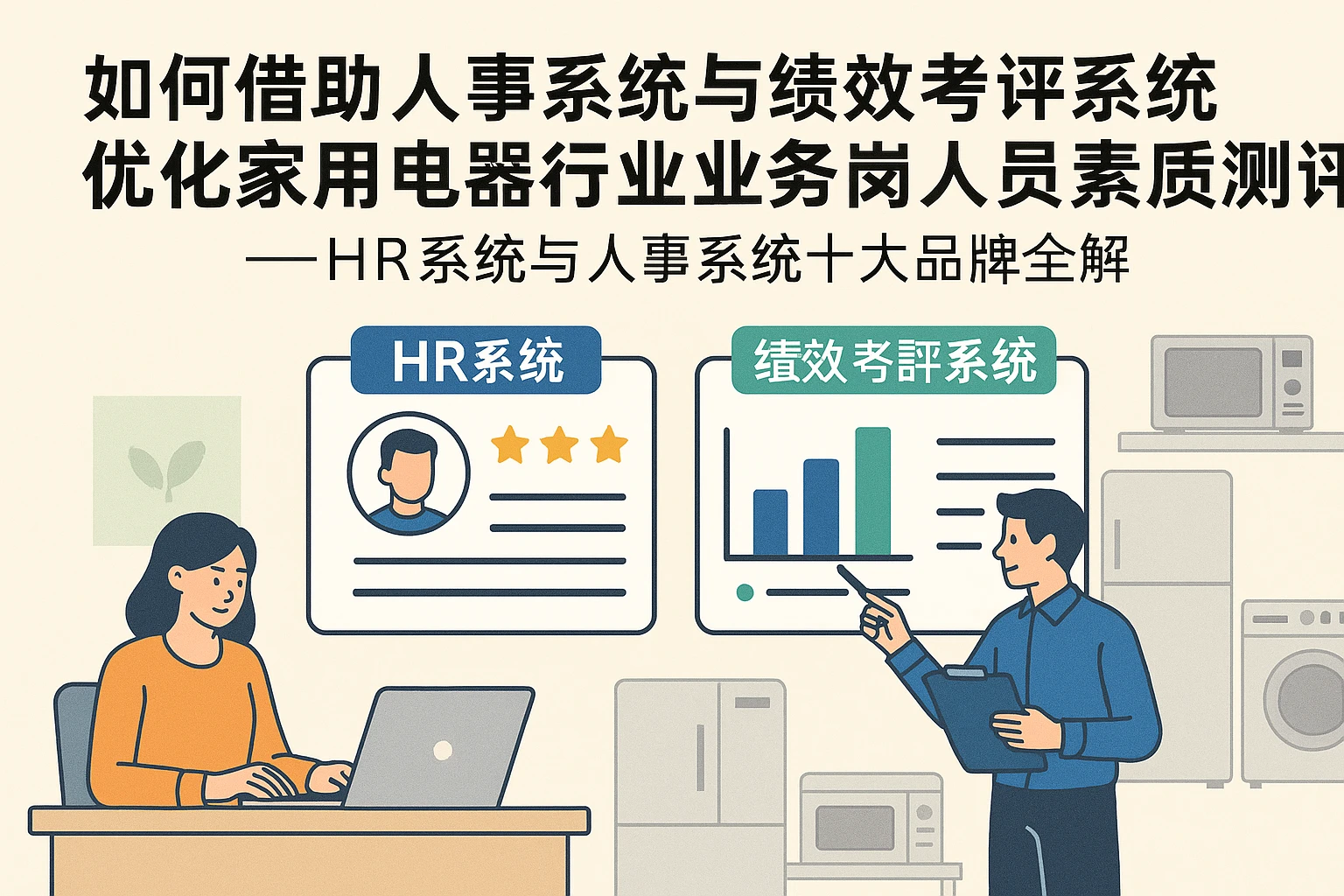 如何借助人事系统与绩效考评系统优化家用电器行业业务岗位人员素质测评——HR系统与人事系统十大品牌全解