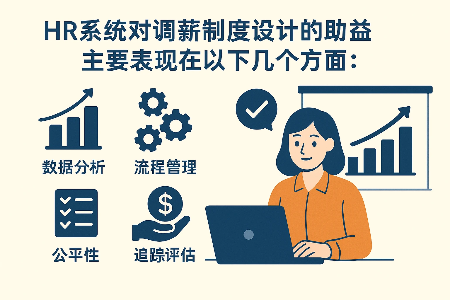 HR系统对调薪制度设计的助益主要表现在以下几个方面：