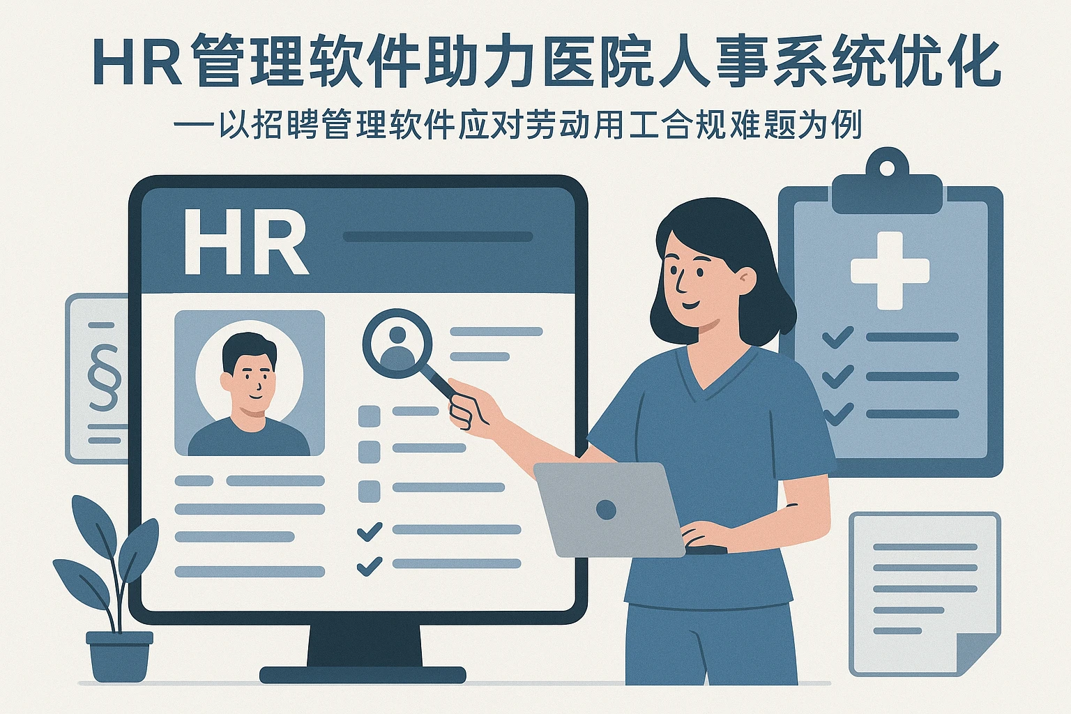 HR管理软件助力医院人事系统优化——以招聘管理软件应对劳动用工合规难题为例