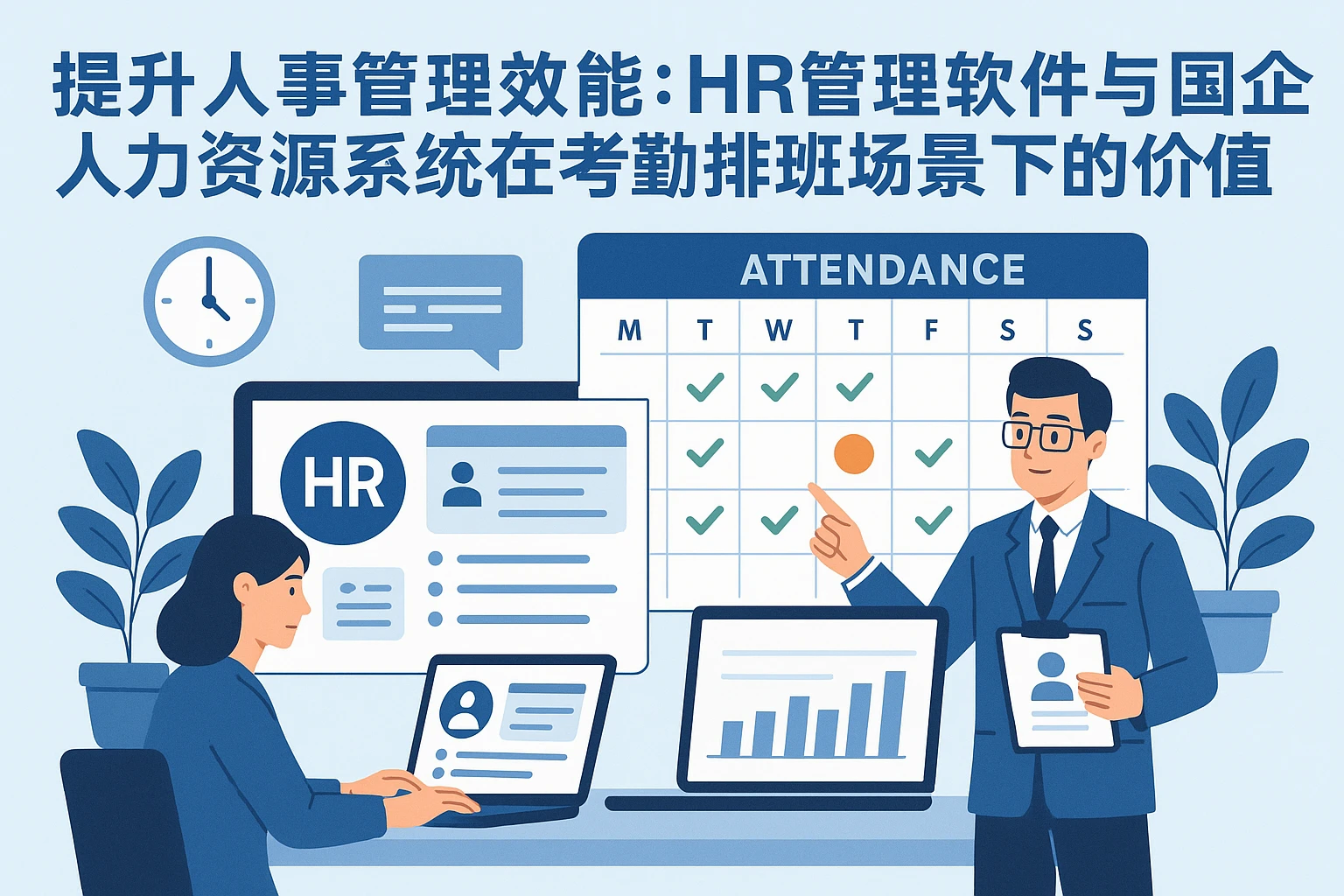 提升人事管理效能：HR管理软件与国企人力资源系统在考勤排班场景下的价值