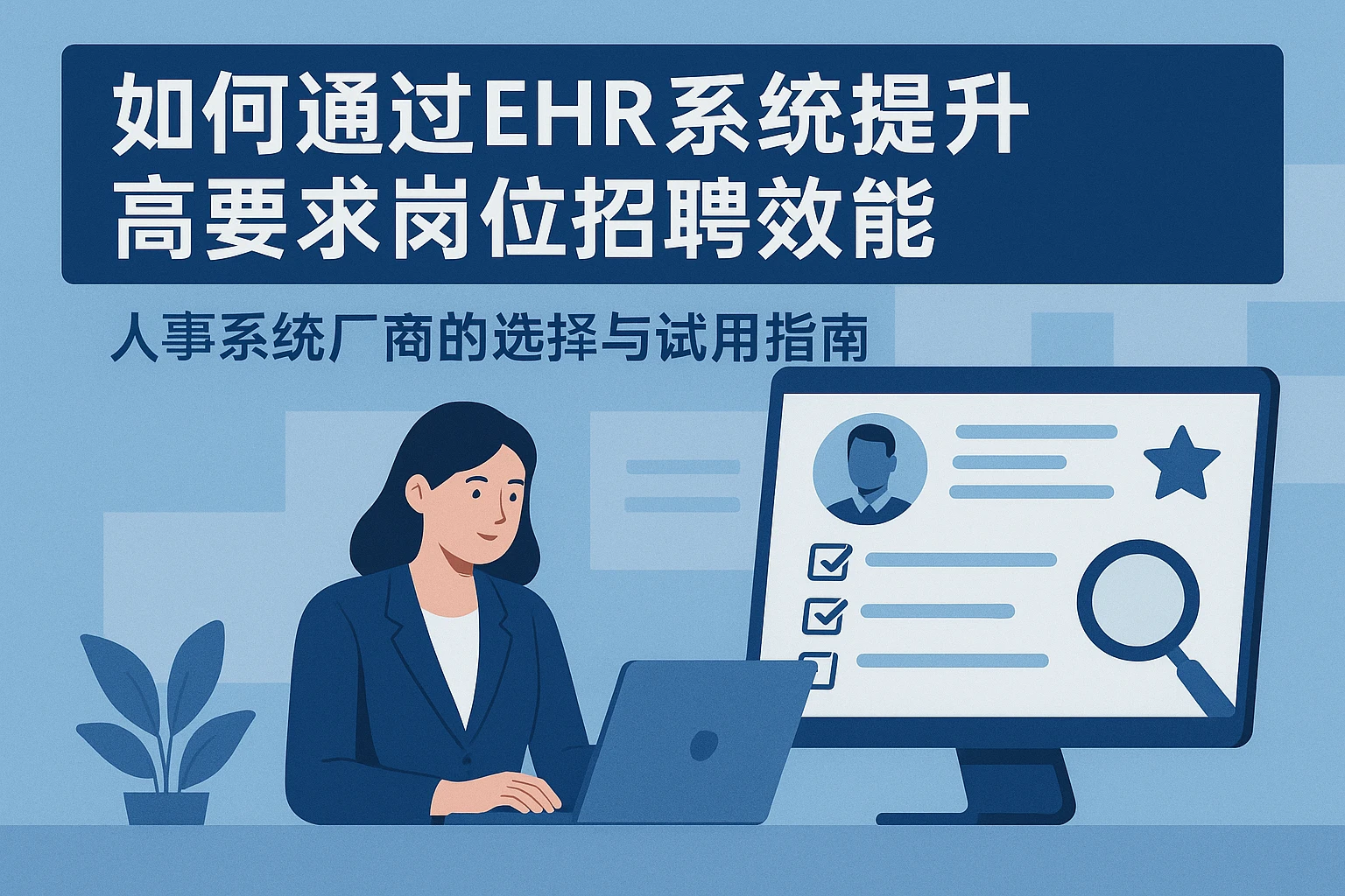 如何通过EHR系统提升高要求岗位招聘效能——人事系统厂商的选择与试用指南