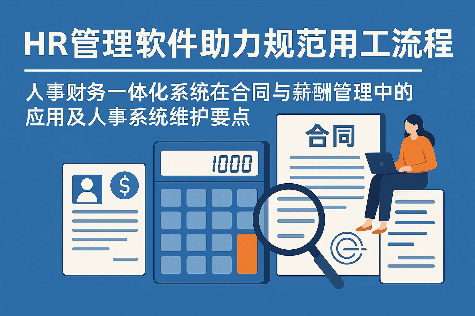HR管理软件助力规范用工流程——人事财务一体化系统在合同与薪酬管理中的应用及人事系统维护要点
