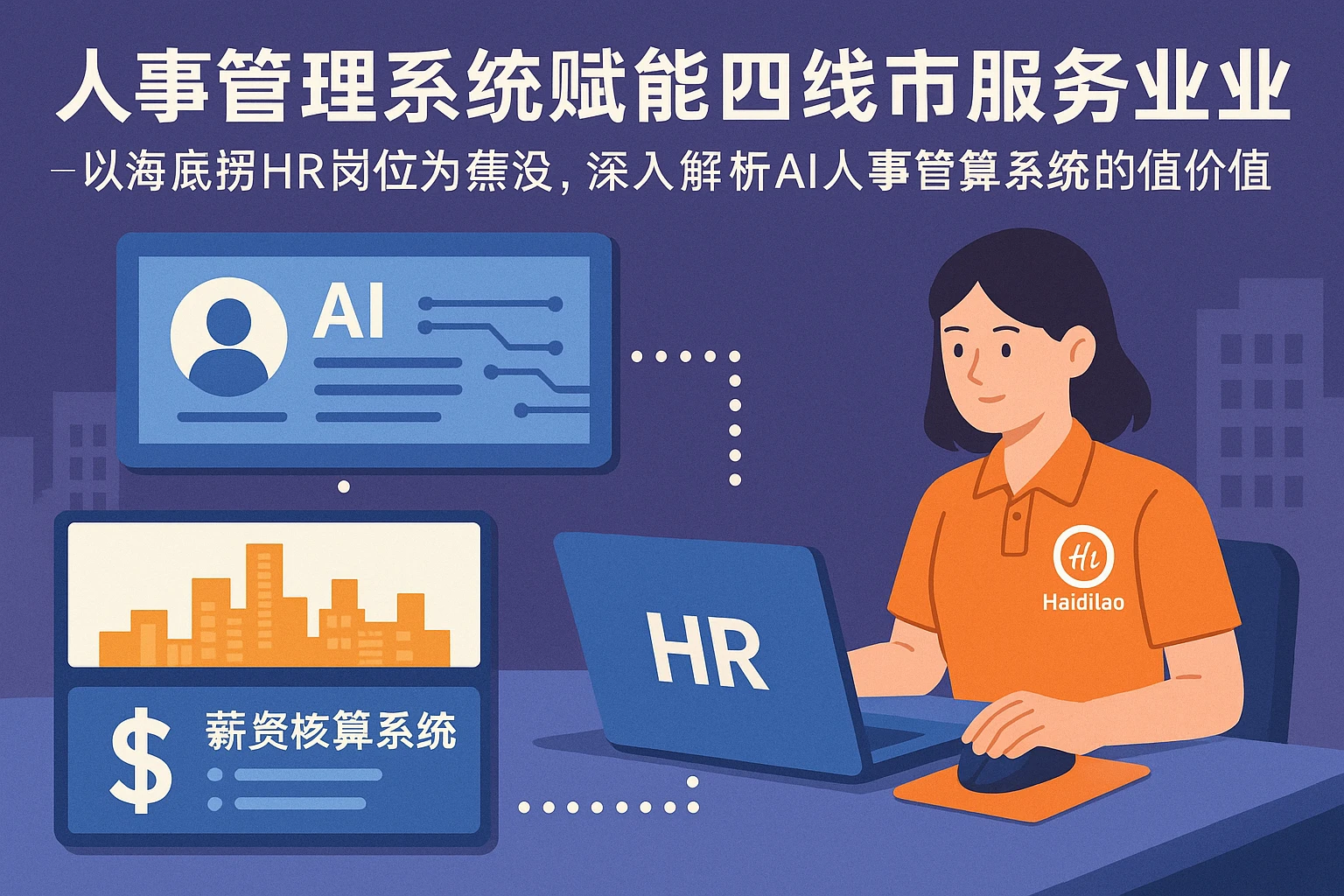 人事管理系统赋能四线城市服务业——以海底捞HR岗位为视角，深入解析AI人事管理系统与薪资核算系统的价值