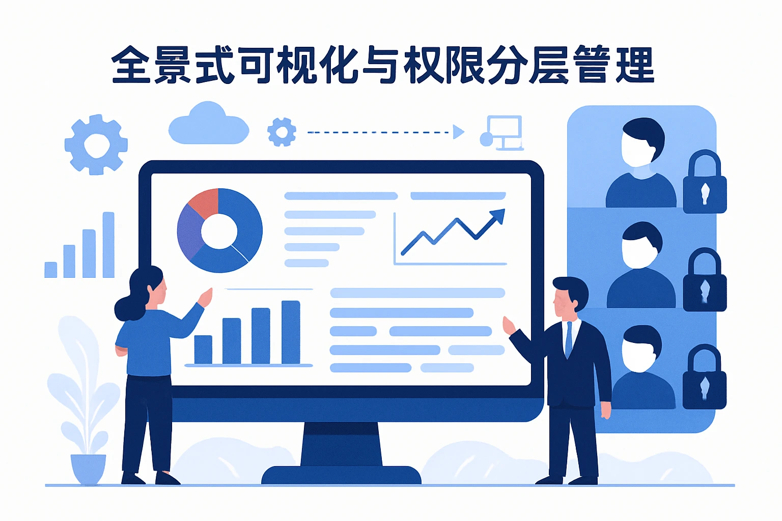 全景式可视化与权限分层管理
