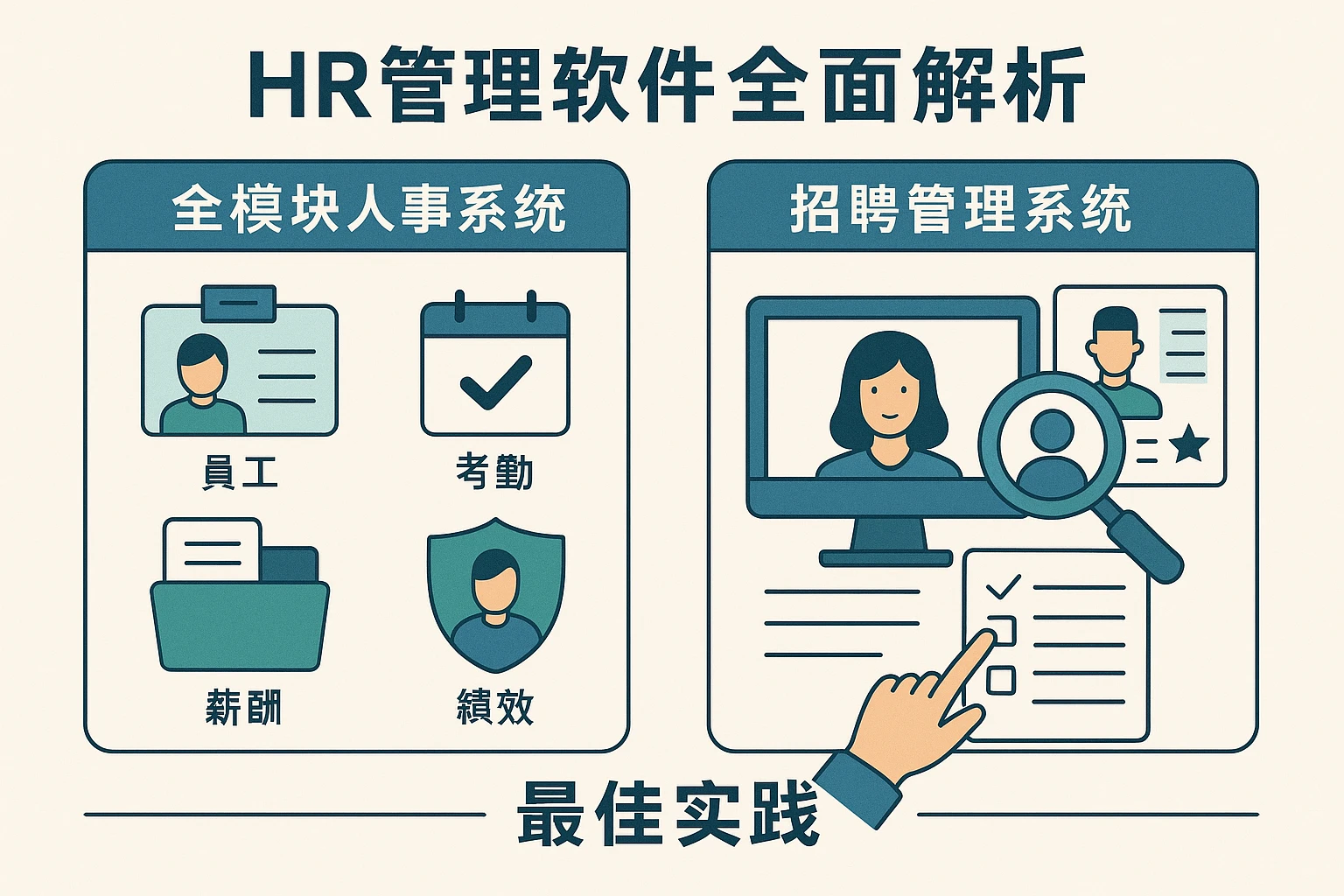 HR管理软件全面解析：全模块人事系统与招聘管理系统的最佳实践