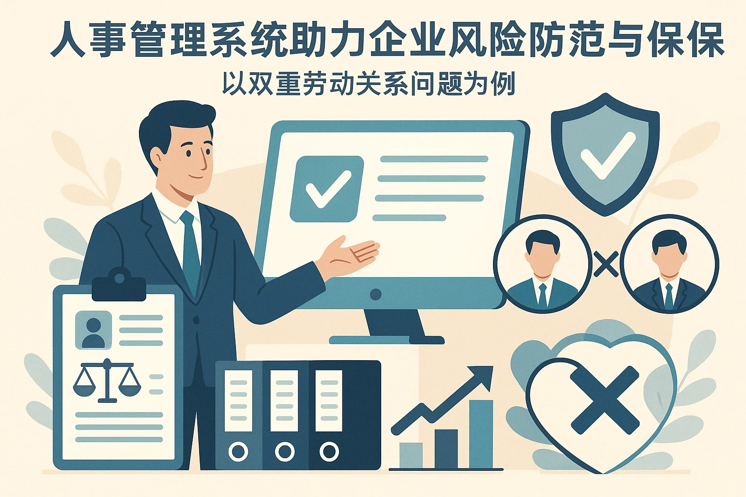 人事管理系统助力企业风险防范与合规操作——以双重劳动关系问题为例