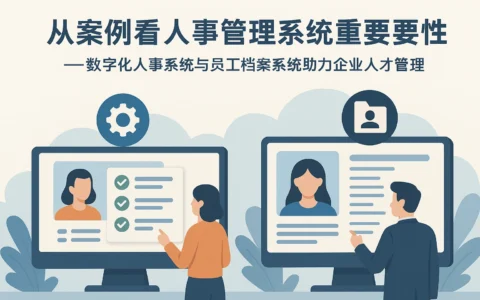 从案例看人事管理系统的重要性 —— 数字化人事系统与员工档案系统助力企业人才管理