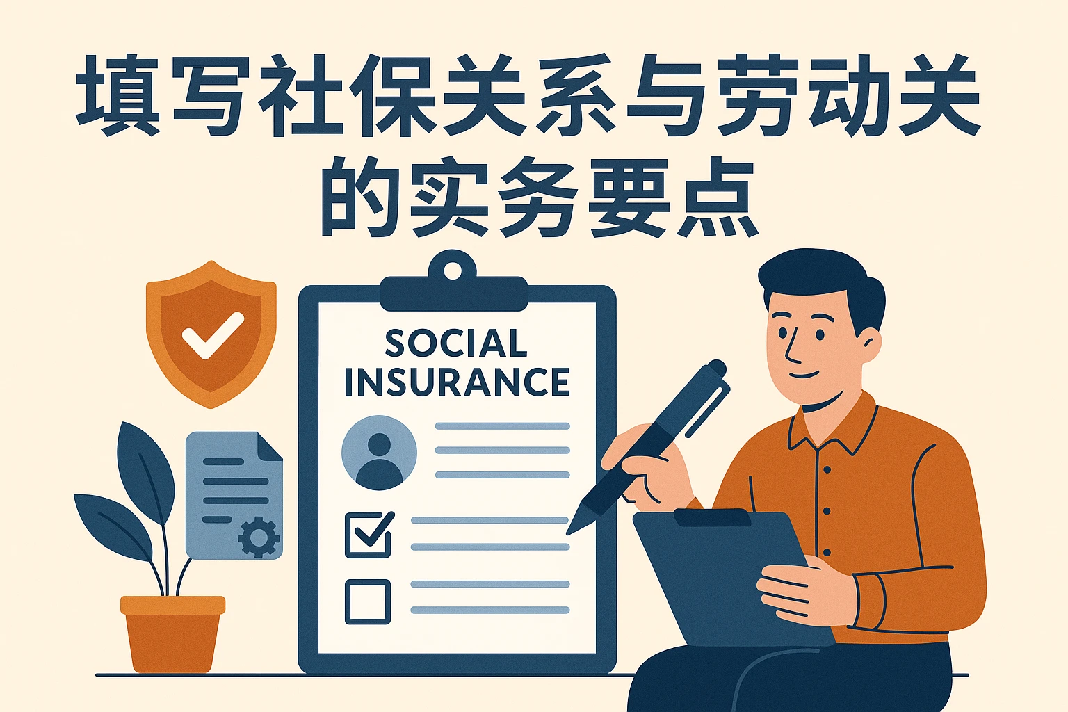填写社保关系与劳动关系的实务要点