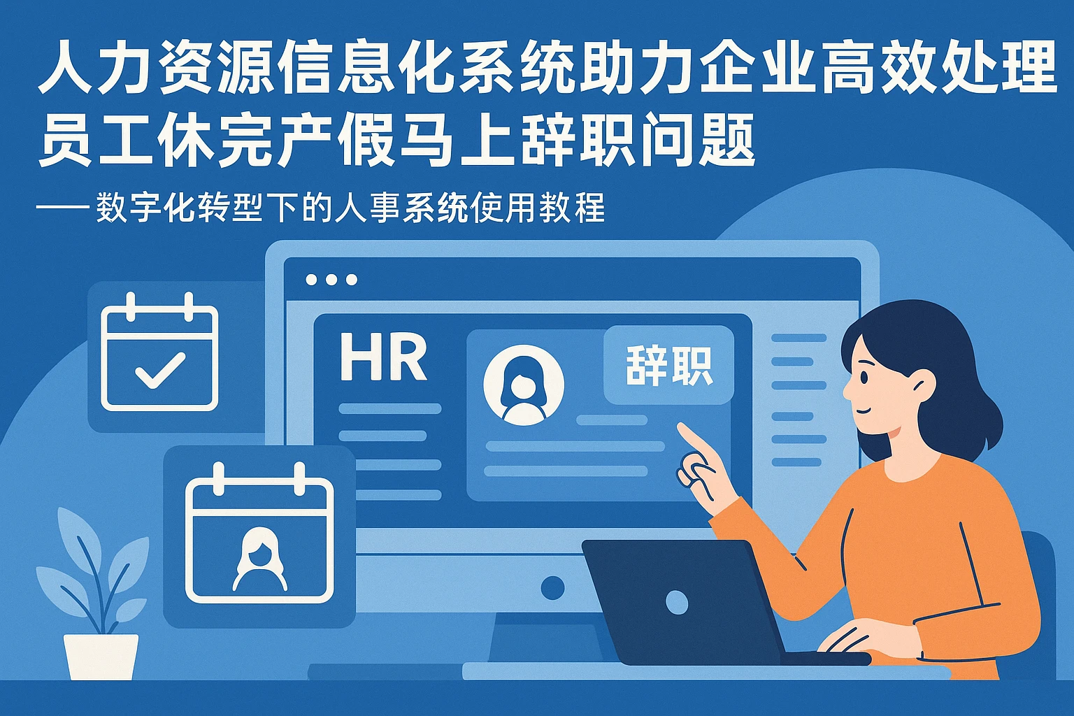 人力资源信息化系统助力企业高效处理员工休完产假马上辞职问题——数字化转型下的人事系统使用教程