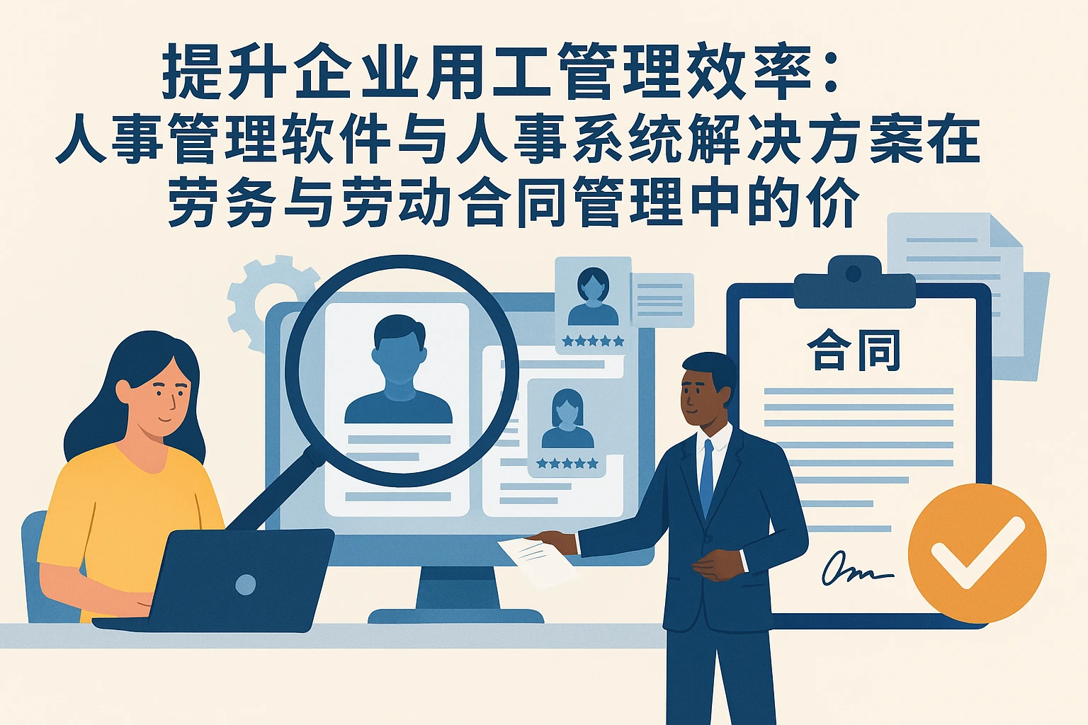提升企业用工管理效率：人事管理软件与人事系统解决方案在劳务与劳动合同管理中的价值