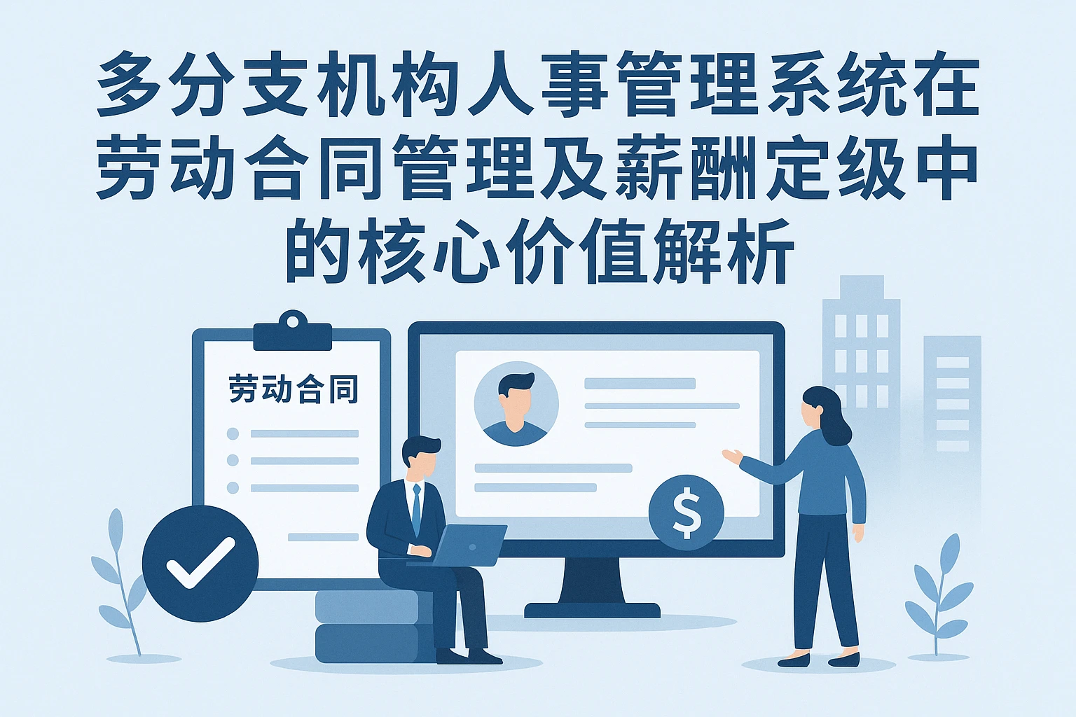 多分支机构人事管理系统在劳动合同管理及薪酬定级中的核心价值解析