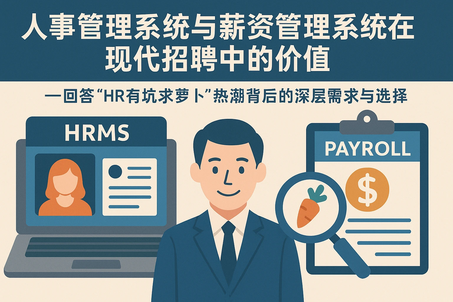 人事管理系统与薪资管理系统在现代招聘中的价值——回答“HR有坑求萝卜”热潮背后的深层需求与选择
