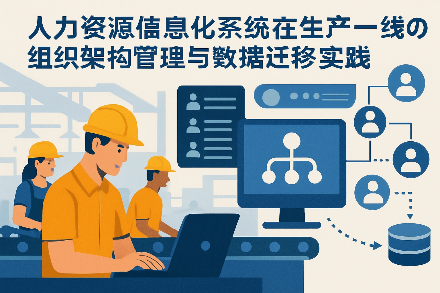人力资源信息化系统在生产一线的组织架构管理与数据迁移实践