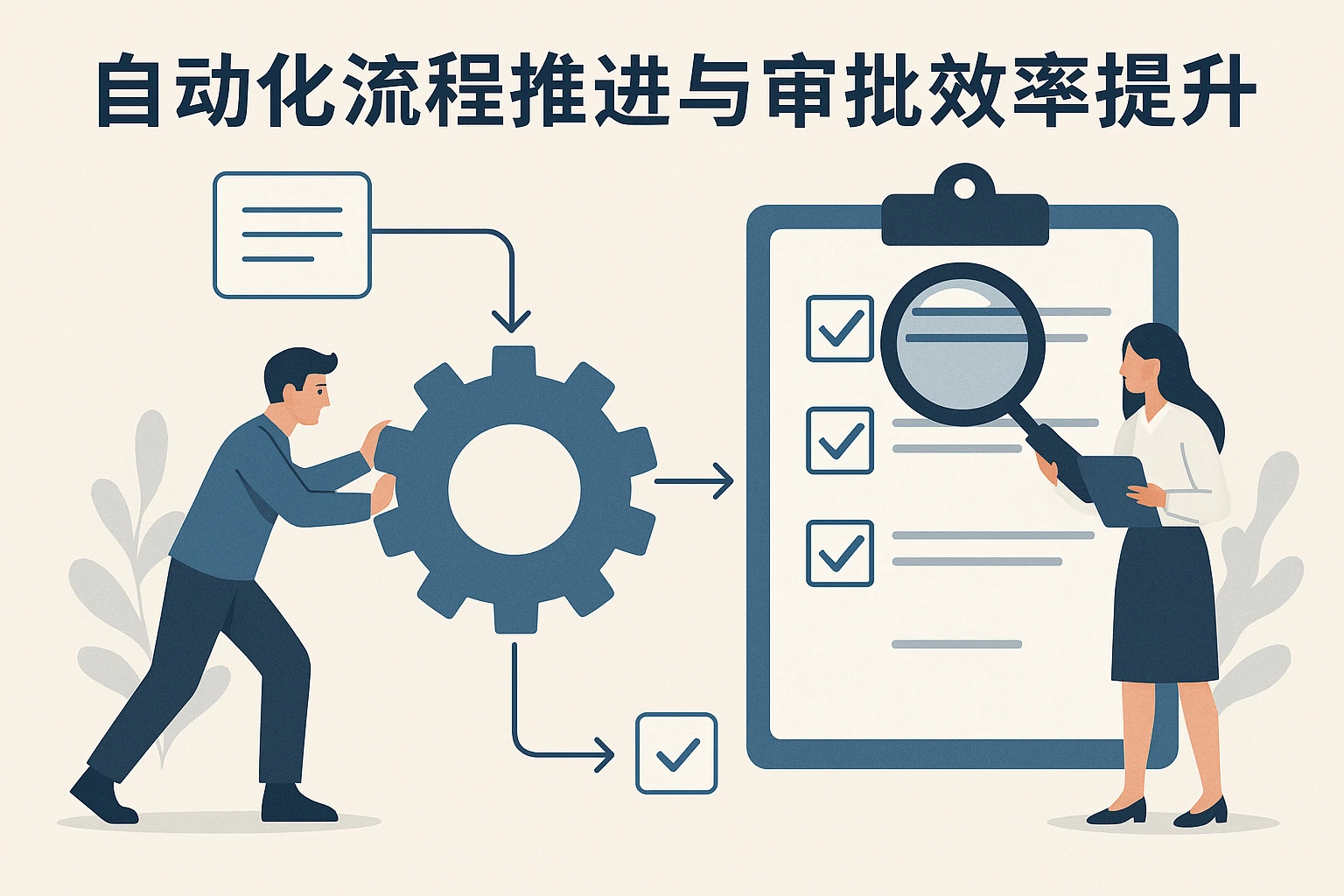 自动化流程推动与审批效率提升