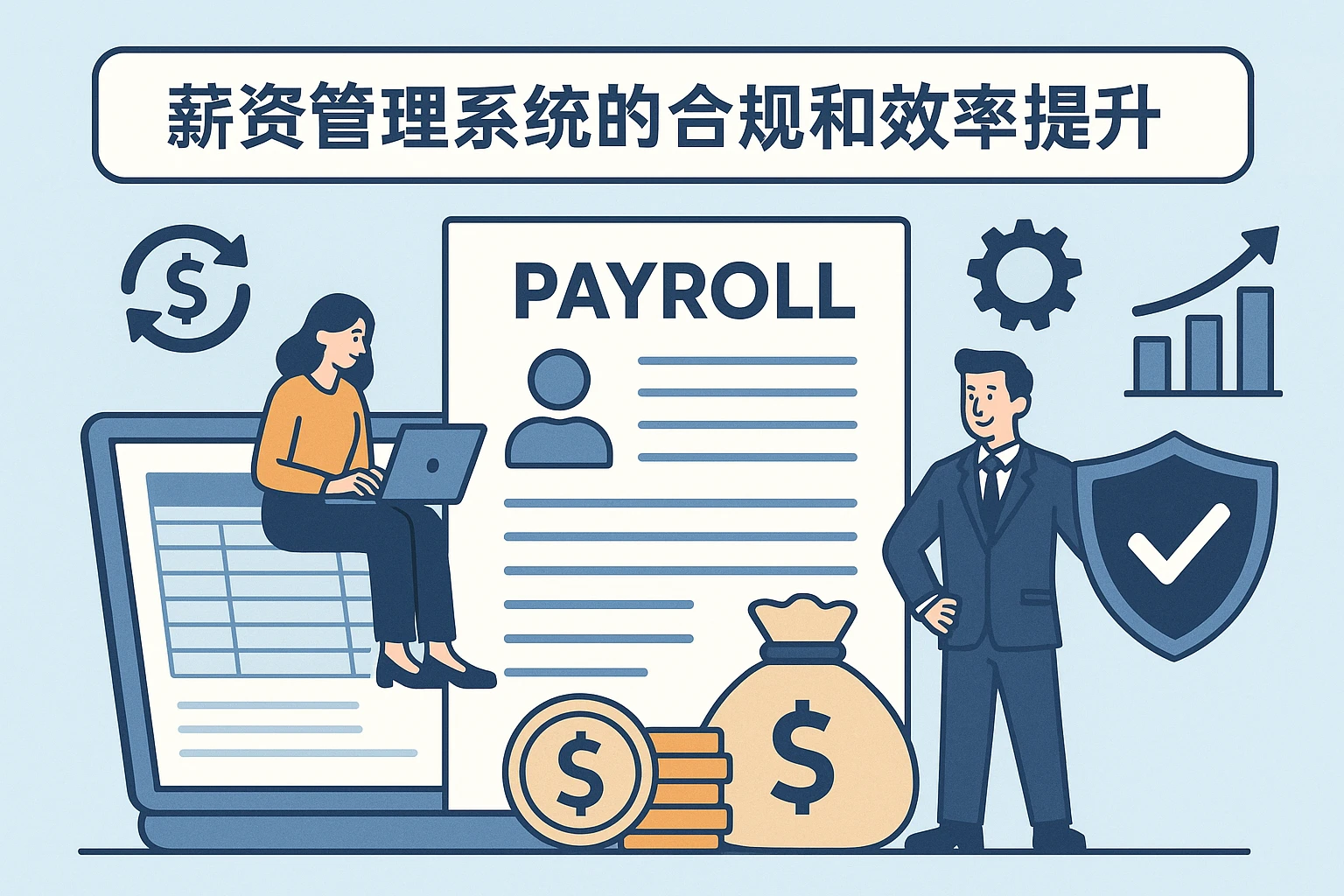 薪资管理系统的合规和效率提升