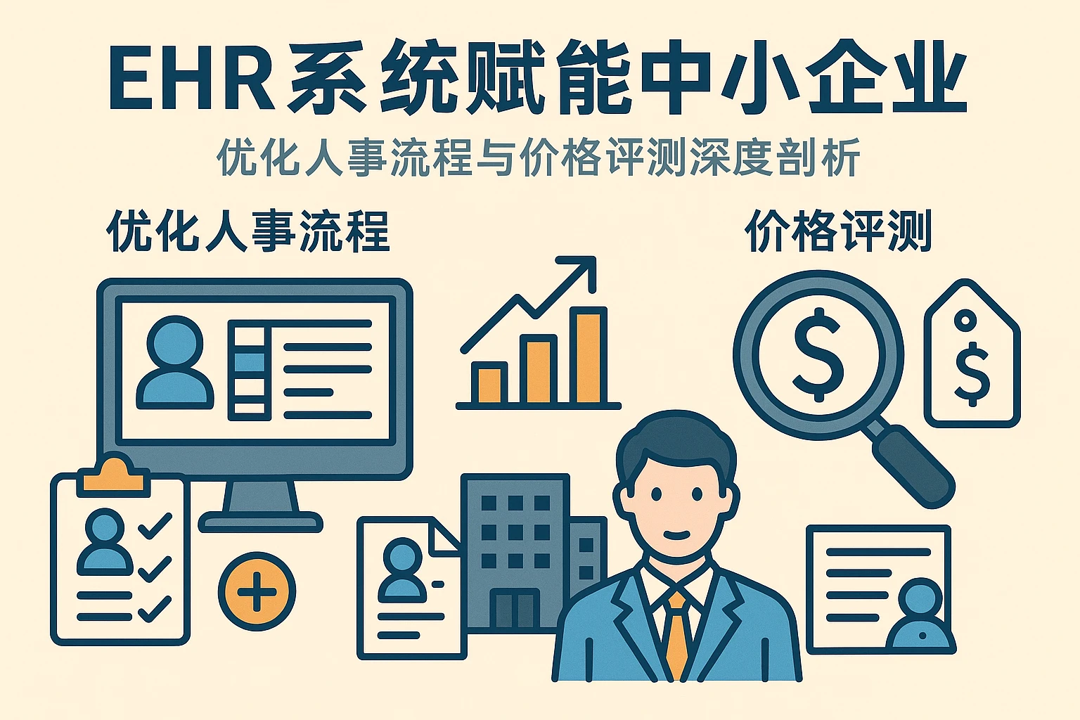 EHR系统赋能中小企业：优化人事流程与价格评测深度剖析