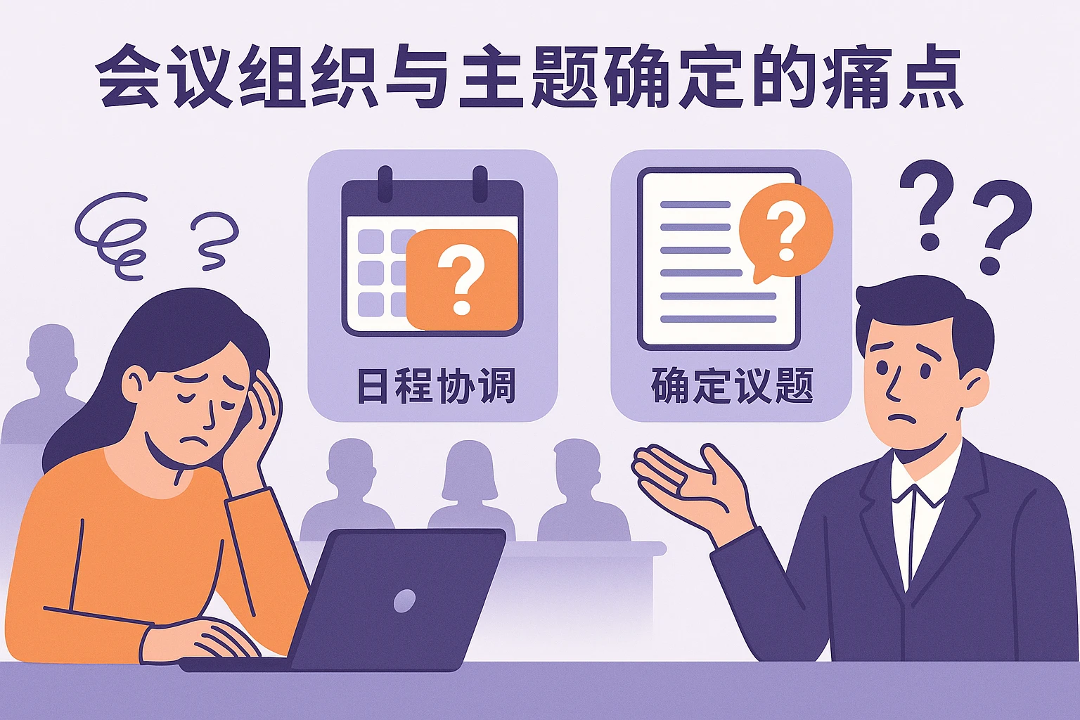会议组织与主题确定的痛点