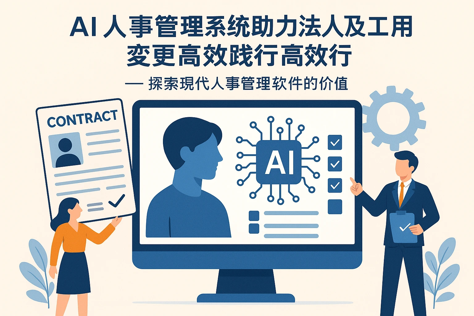 AI人事管理系统助力法人与员工合同变更高效践行 —— 探索现代人事管理软件的价值
