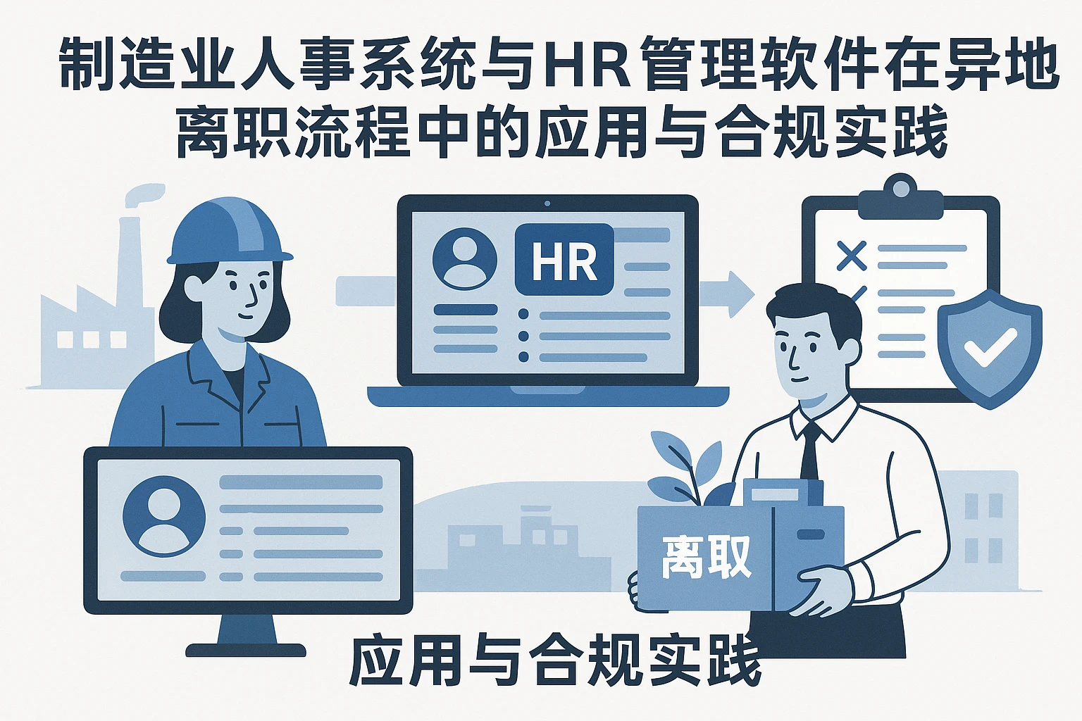 制造业人事系统与HR管理软件在异地离职流程中的应用与合规实践