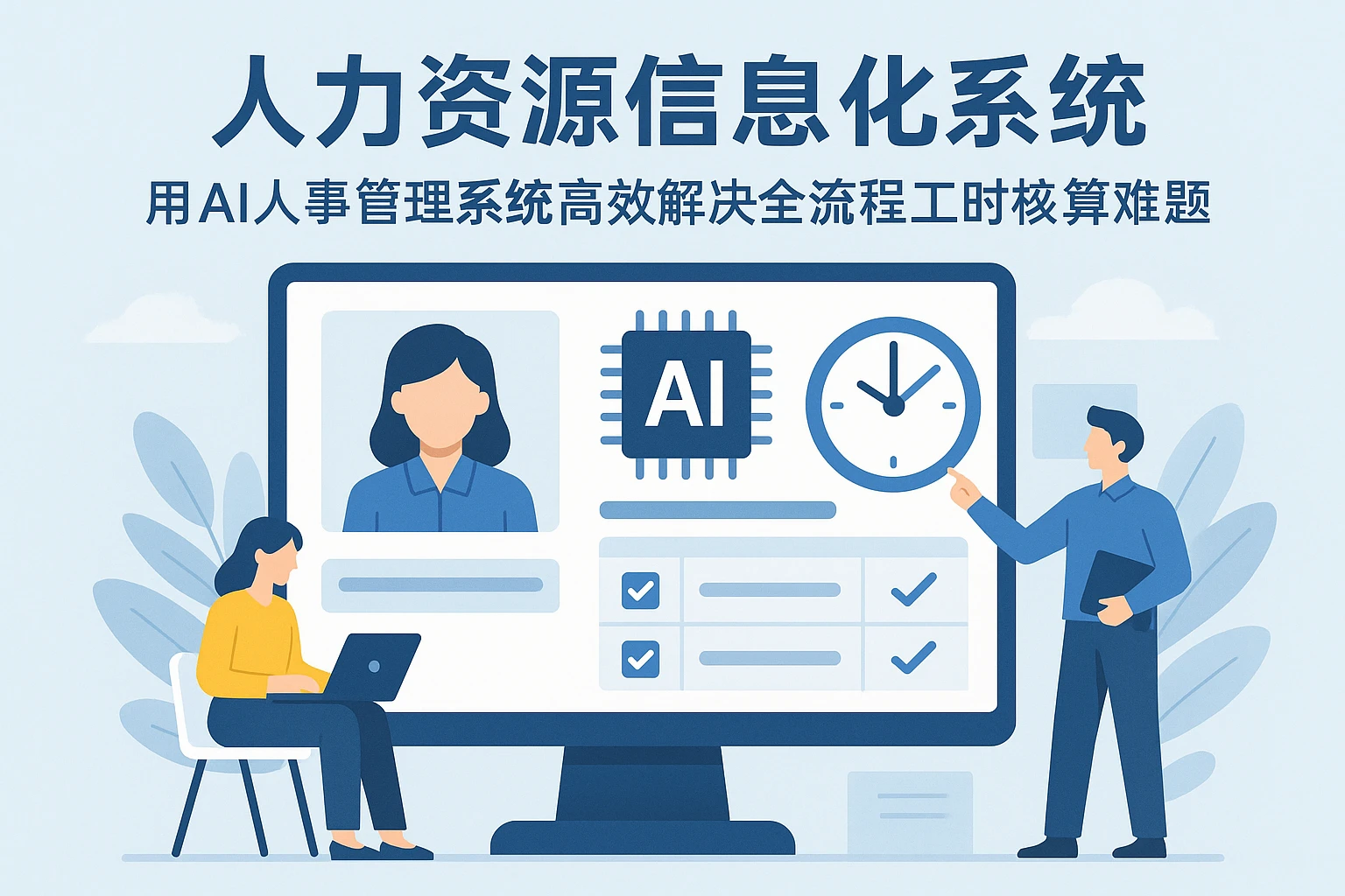 人力资源信息化系统：用AI人事管理系统高效解决全流程工时核算难题