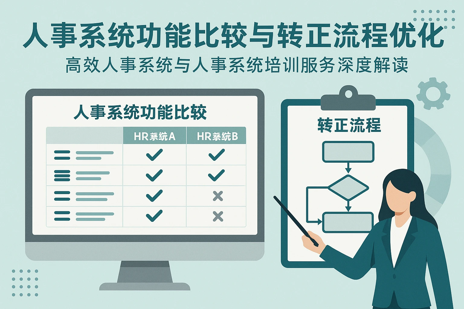 人事系统功能比较与转正流程优化——高效人事系统与人事系统培训服务深度解读