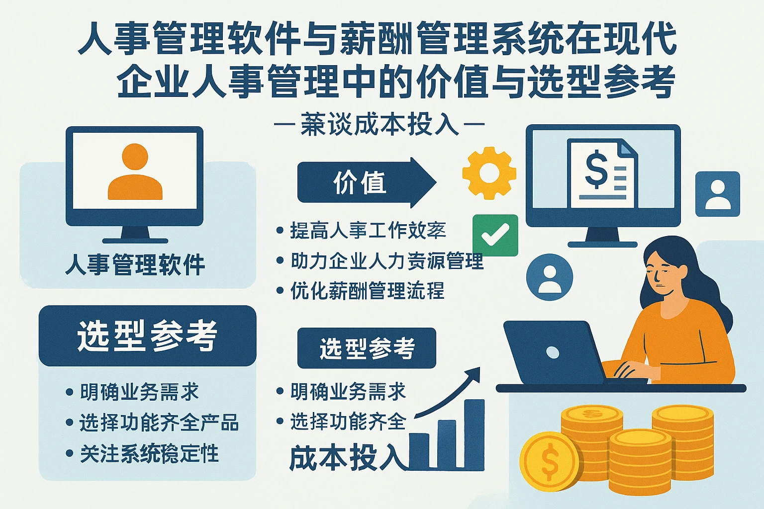 人事管理软件与薪酬管理系统在现代企业人事管理中的价值与选型参考——兼谈成本投入