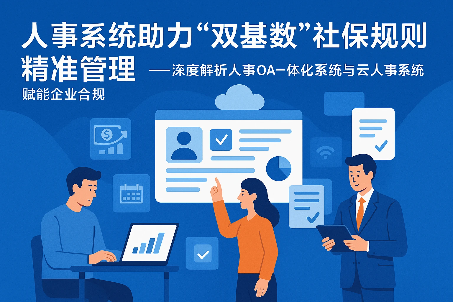 人事系统助力“双基数”社保规则精准管理——深度解析人事OA一体化系统与云人事系统赋能企业合规