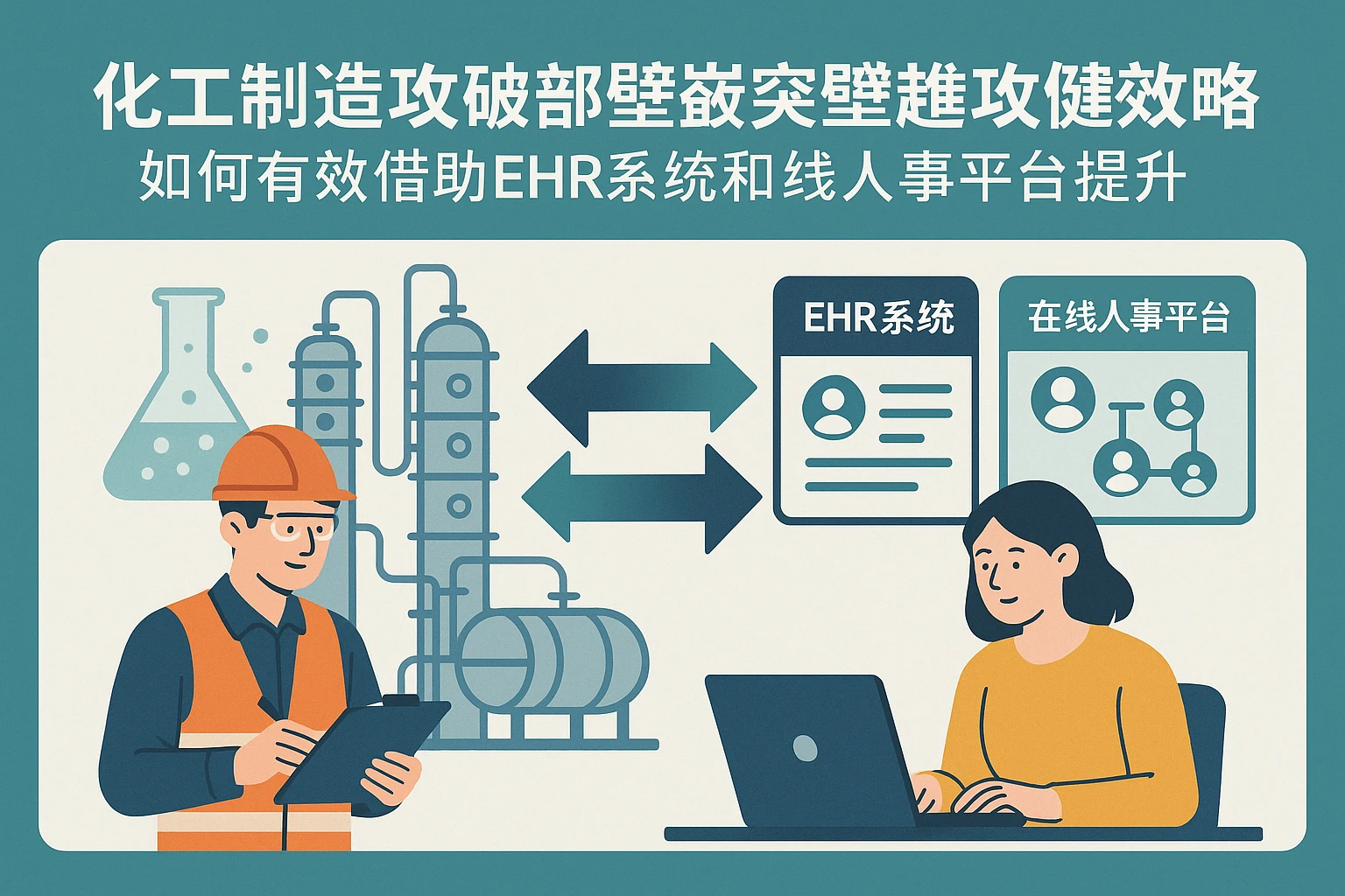 化工制造业突破部门壁垒的关键：如何有效借助EHR系统与在线人事系统提升协作效率